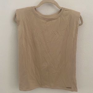 NWOT Tahari Shoulder Pad Tank Top